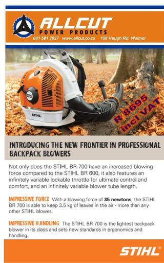 new br700 backpack blower